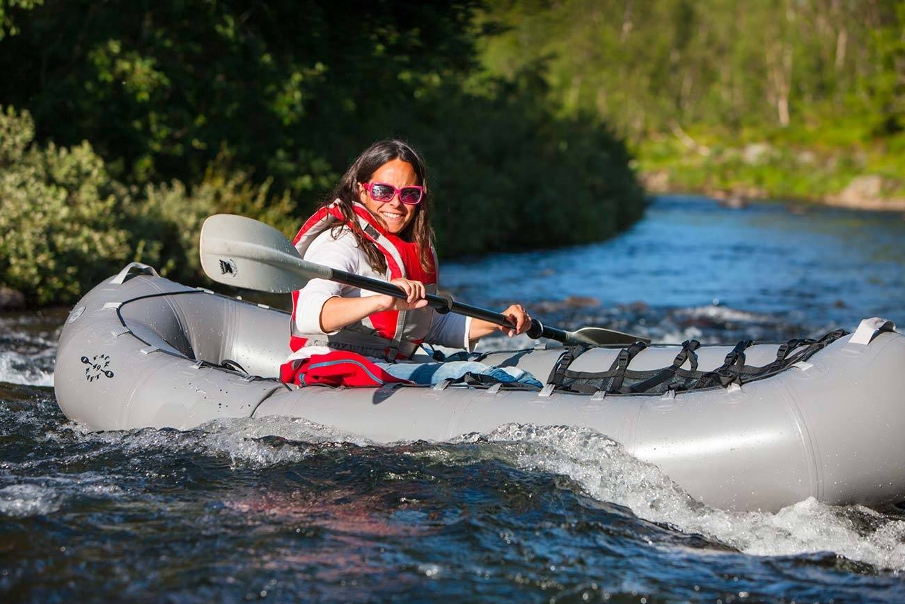 Pack-rafting Raudøla / Beito Husky Tours 