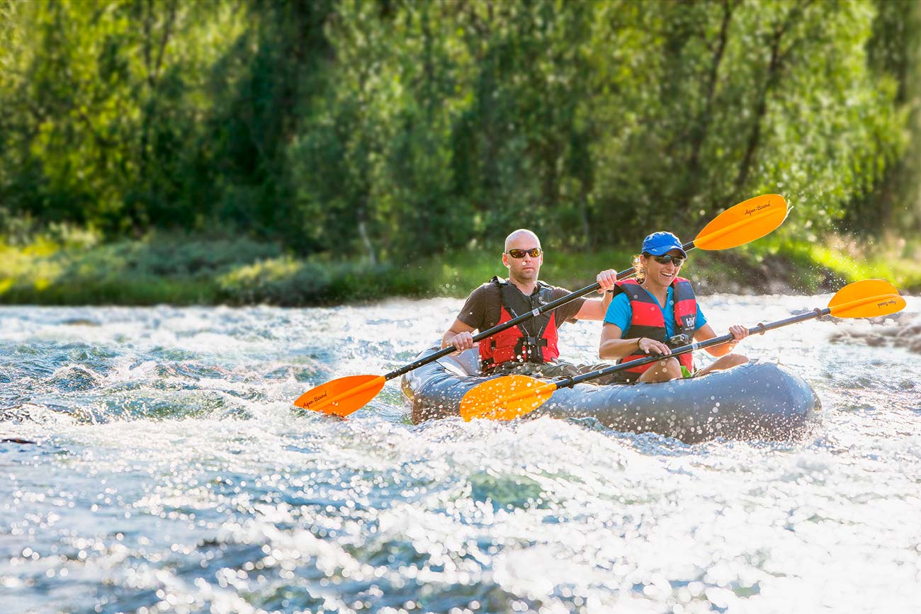 Pack-rafting Raudøla / Beito Husky Tours 